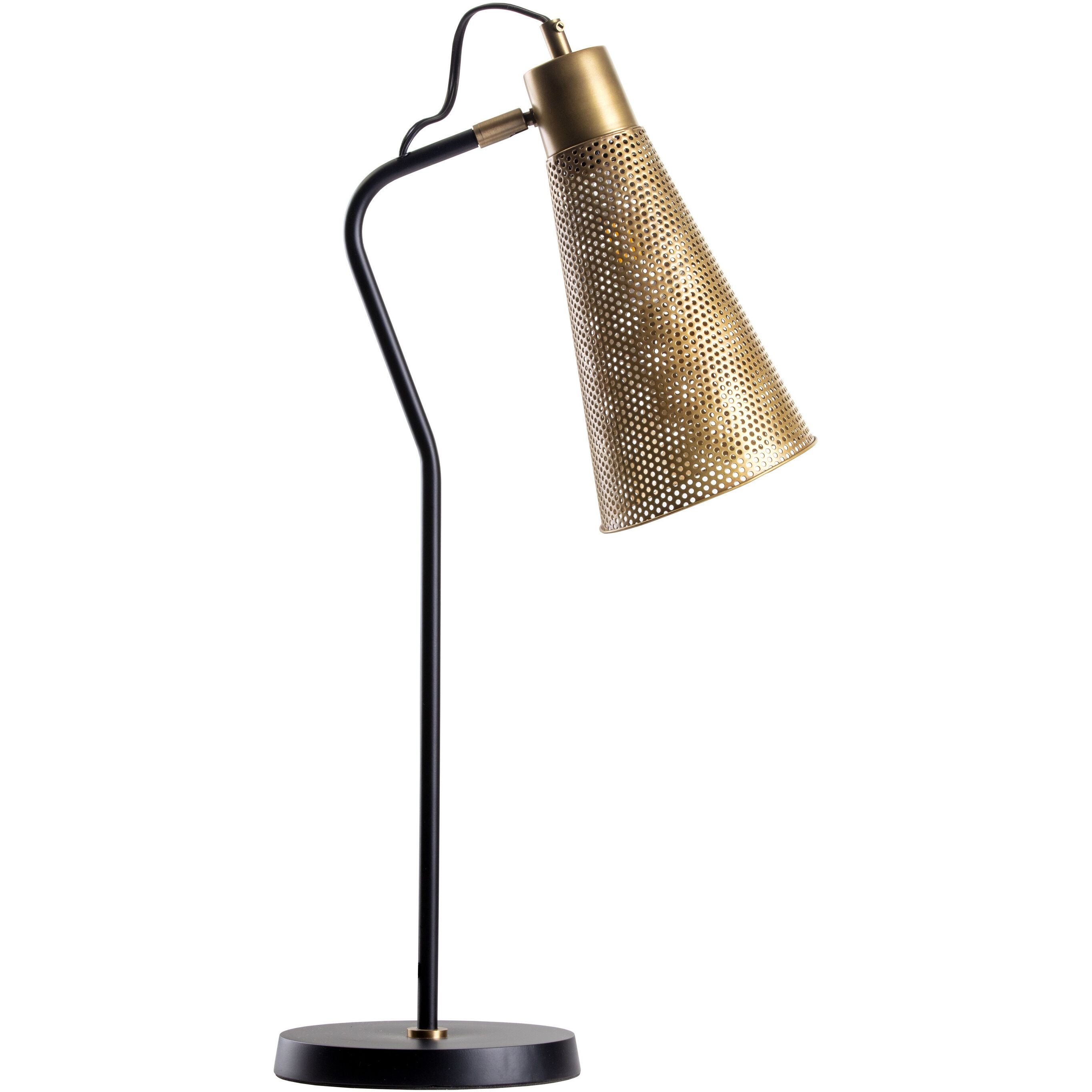Dawn 25.75 inch 40.00 watt Antique Brass / Matte Black Table Lamp Portable Light